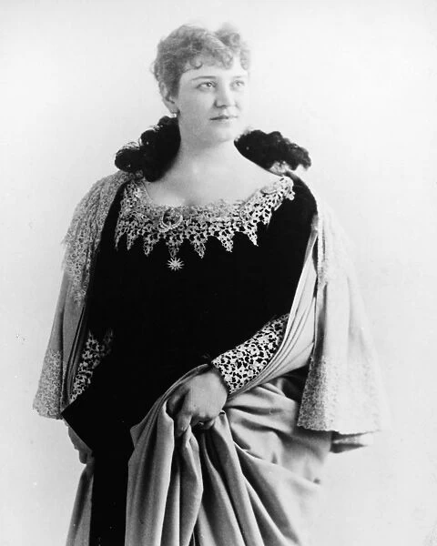 LILLIAN NORDICA (1857-1914). Nee Lillian Norton. American soprano. Photograph, c1895