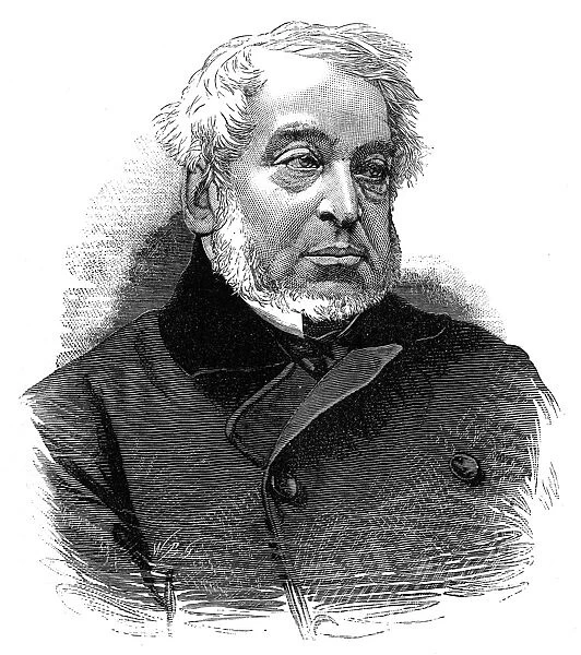 LIONEL NATHAN de ROTHSCHILD (1808-1879). British banker and philanthropist. Line engraving, English, 1879