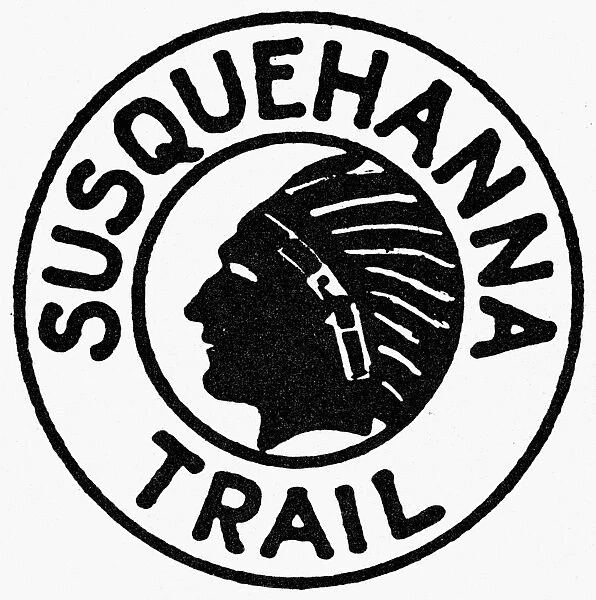 LOGO: SUSQUEHANNA TRAIL. Logo for the trail linking Washington D. C. with Niagara Falls, New York