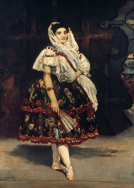 LOLA OF VALENCIA, 1862. Oil on canvas by Eduard Manet, 1862