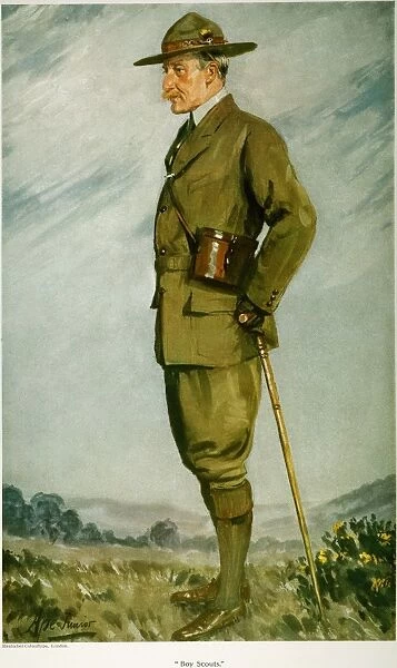LORD BADEN-POWELL (1857-1941). Robert Stephenson Smyth Baden-Powell. 1st Baron of Gilwell