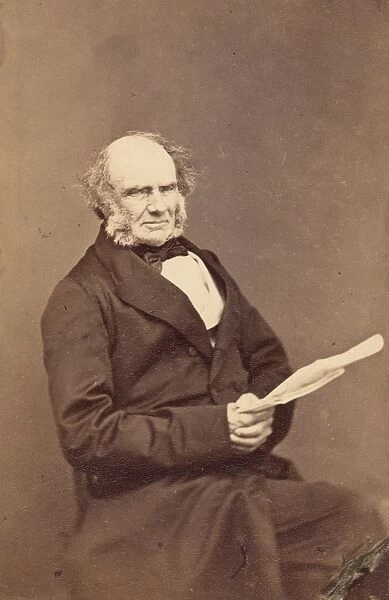 LORD JOHN RUSSELL (1792-1878). English statesman. Original carte-de-visite photograph