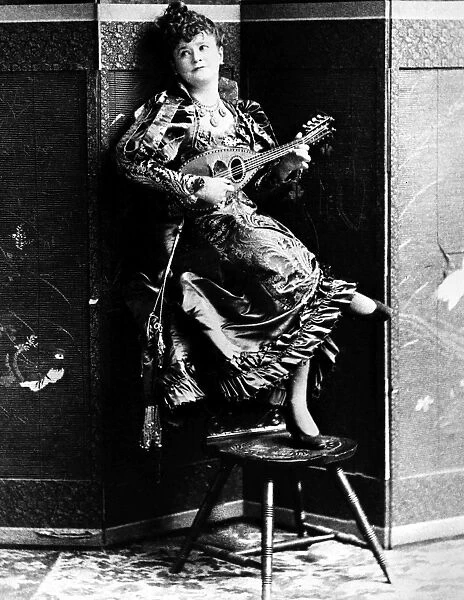 LOTTA CRABTREE (1847-1924). American actress, in a production of The Little Detective