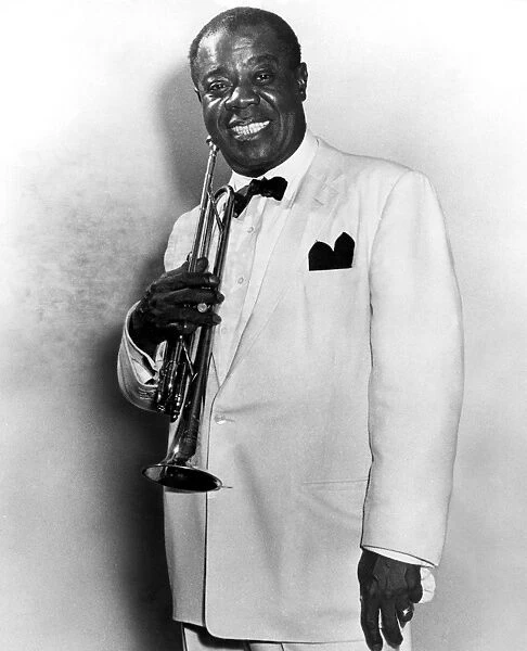 LOUIS ARMSTRONG (1900-1971). American jazz musician