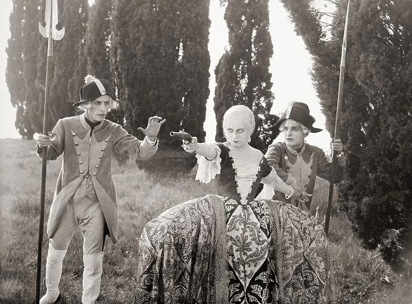 LOVES OF CASANOVA, 1927. A scene from the film directed by Alexandre Volkoff