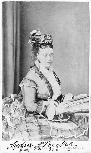 LYDIA BECKER (1827-1890). British suffrage leader who founded the Womens Suffrage Journal