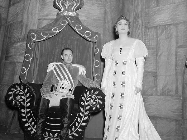 MACBETH, 1936. Jack Carter and Edna Thomas in the Federal Theatre Projects production
