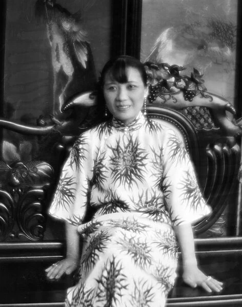 MADAME CHIANG KAI-SHEK (1898-2003). Mei ling Soong. Photographed c1927
