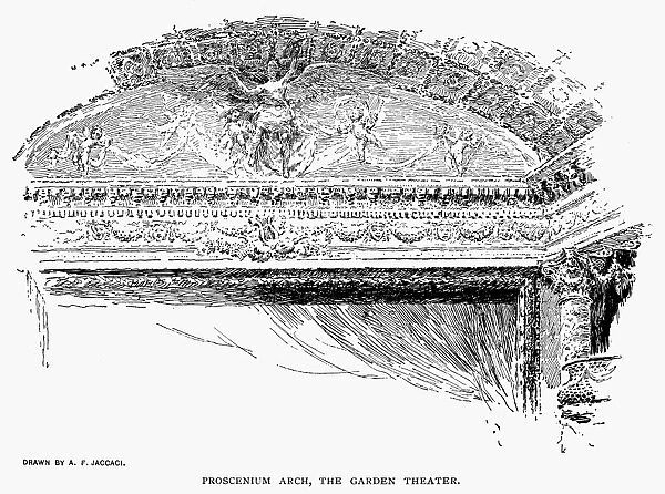 MADISON SQUARE GARDEN. Proscenium arch of the theater at the second incarnation