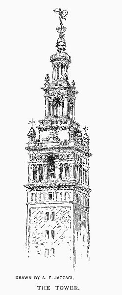 MADISON SQUARE GARDEN. The tower of the second incarnation of Madison Square Garden (1890-1925)