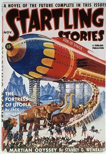 MAGAZINE COVER, 1939. American science-fiction magazine cover