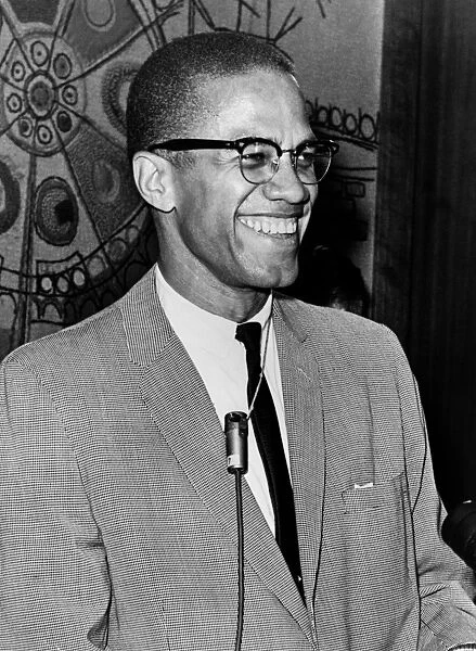 MALCOLM X (1925-1965). Born Malcolm Little. American religious and political leader
