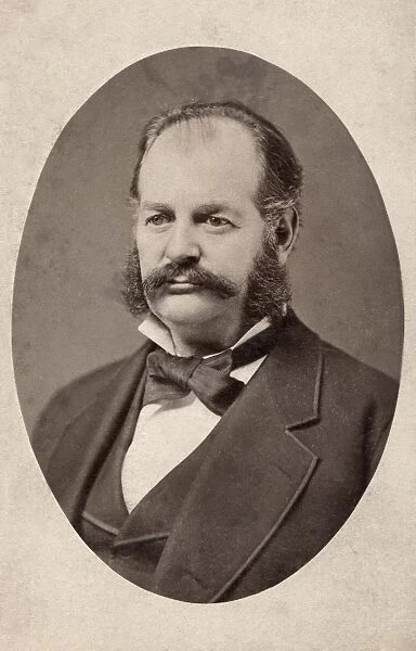 MAN, c1865. Carte-de-visite portrait of a man photographed in Albany, New York, c1865
