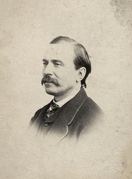 MAN, c1866. Portrait of a man, identified as Fassler, photographed by a studio in Boston