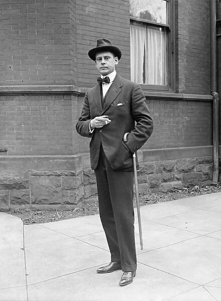 MAN, c1920. Portrait of an unidentified man. Photograph, c1920