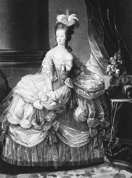 MARIE ANTOINETTE (1755-1793). Queen of France, 1774-1792. After a contemporary painting
