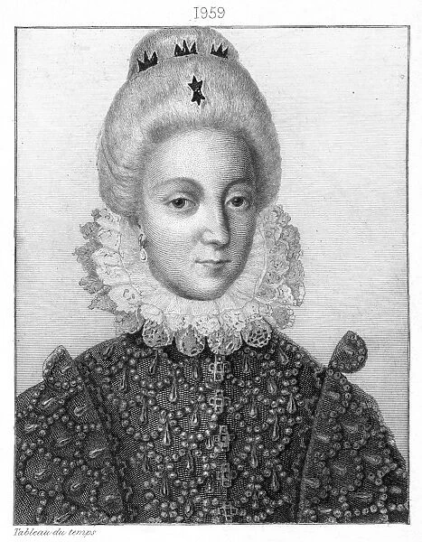 MARIE TOUCHET (1549-1638). Dame de Belleville, mistress of King Charles IX of France