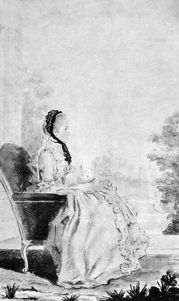 MARIE de VICHY-CHAMROND (1679-1780). Marquise du Deffand