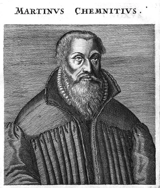 MARTIN CHEMNITZ (1522-1586). German Protestant theologian. Copper engraving, German, 1726