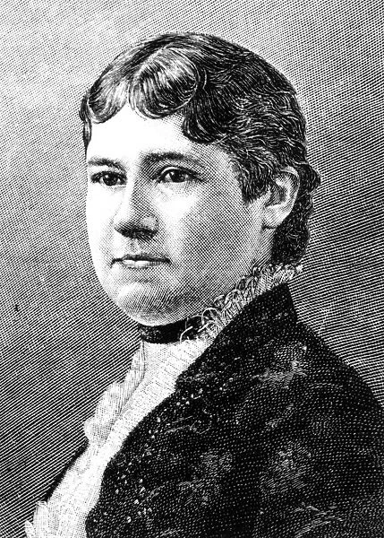 MARY ARTHUR MCELROY (1842-1917). Sister of Chester A. Arthur, 21st President of the United States. Wood engraving, 19th century