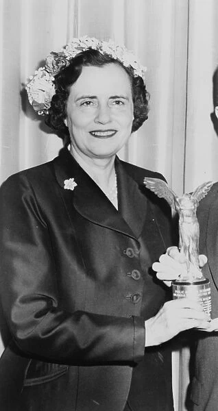 MARY LASKER (1900-1994). American health activist and founder of the Lasker Foundation