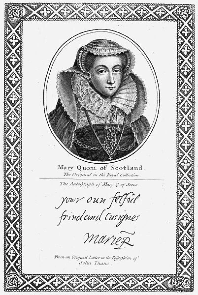 MARY, QUEEN OF SCOTS (1542-1587). Mary Stuart, Queen of Scotland, 1542-1567