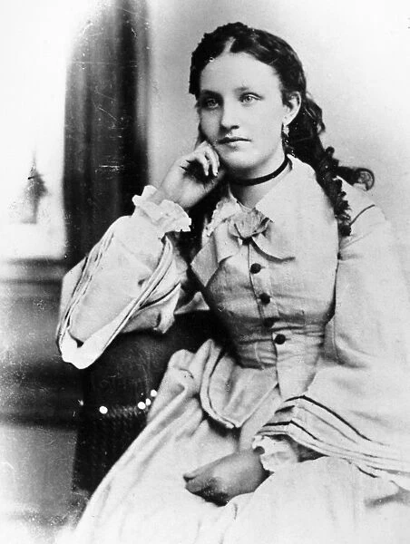 MARY STILWELL EDISON (1855-1884). First wife of Thomas Edison, at age sixteen, 1871