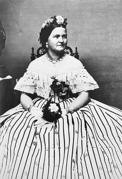 MARY TODD LINCOLN (1818-1882). Mrs. Abraham Lincoln