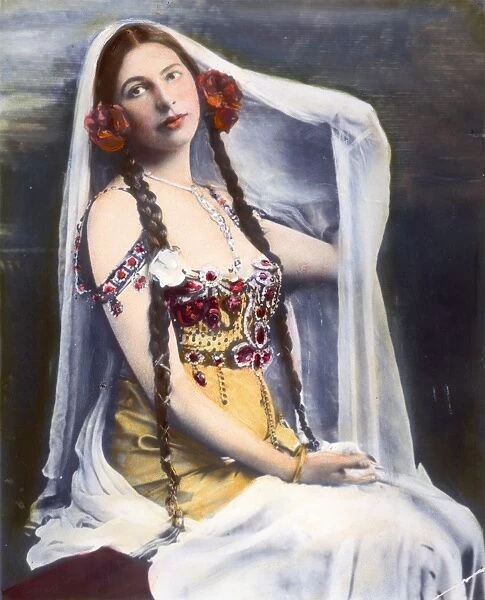 MATA HARI (1876-1917). Stage name of Gertrud Margaret Zelle, Dutch dancer and spy