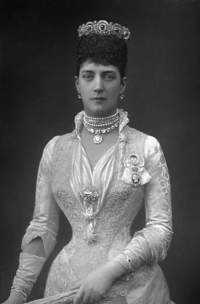 MAUD OF WALES (1869-1938). Queen of Norway, 1905-1938. Photograph by W. & D. Downey