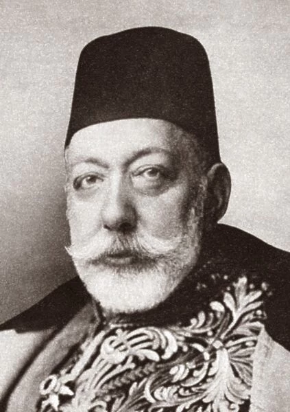 MEHMED V (1844-1918). Ottoman Sultan, 1909-1918. Photograph, c1910