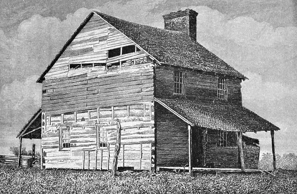 METHODIST CHURCH, 1790. Thr first Methodist church in Kentucky, at Masterson Station