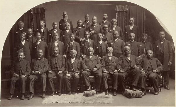 METHODIST CONFERENCE, 1891. The African-American delegates to the Second Ecumenical