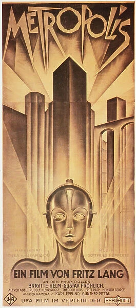 METROPOLIS POSTER, 1926. German poster for Fritz Langs 1926 film, Metropolis
