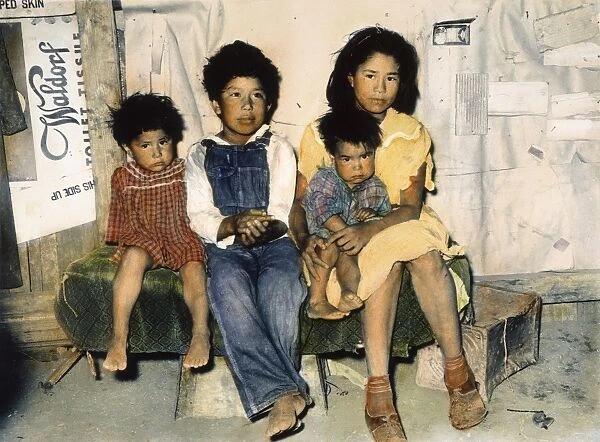 MEXICAN CHILDREN, 1939. Mexican children at home in San Antonio, Texas