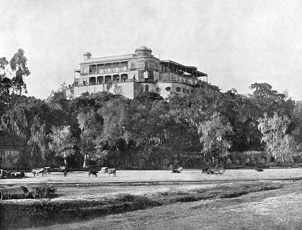 MEXICO CITY, c1890. Chapultepec Castle in Mexico City, Mexico. Photograph, c1890