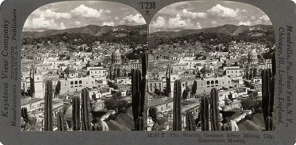 MEXICO: GUANAJATO, c1920. The worlds greatest silver mining city, Guanajuato, Mexico