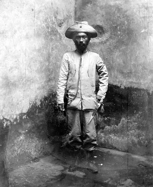 MIGUEL MALVAR (1865-1911). Philippine insurrectionary leader photographed in 1902