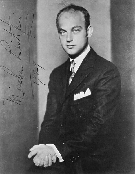 MISCHA LEVITZKI (1898-1941). Russian pianist. Photographed in New York in 1929