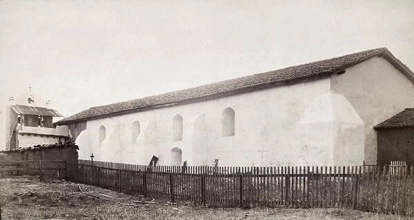 MISSION SANTA INES, c1900. Built in 1804 by Father Estevan Tapis at Solvang, California