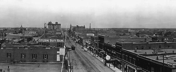 MISSOURI: JOPLIN, c1910. Panoramic view of Joplin, Missouri. Photograph, c1910