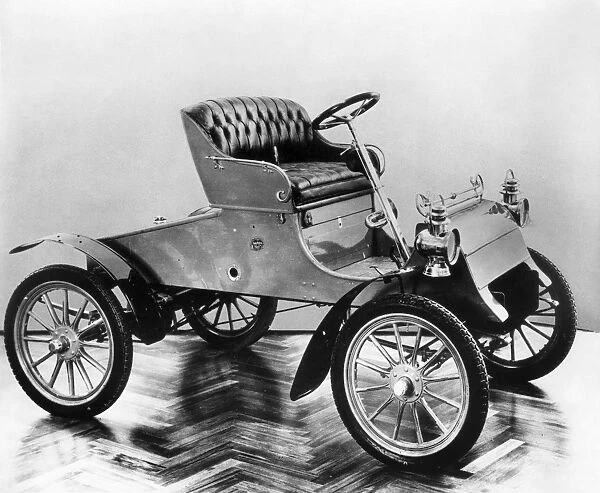 MODEL A FORD, 1903. The first automobile produced by the Ford Motor Company, the Model A, in production from June 1903 to October 1904