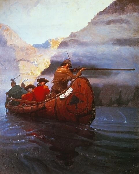 LAST OF THE MOHICANS, 1919. Illustration by N
