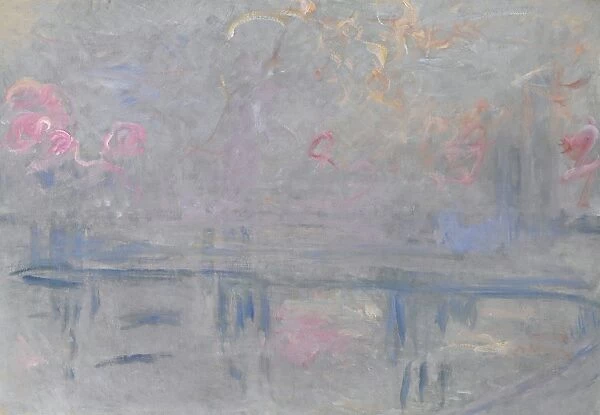MONET: CHARING CROSS, C1900. Charing Cross Bridge. Oil on canvas, Claude Monet, c1900