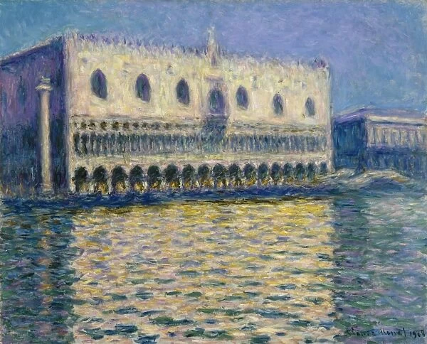 MONET: THE DOGES PALACE. Oil on canvas, Claude Monet, 1908