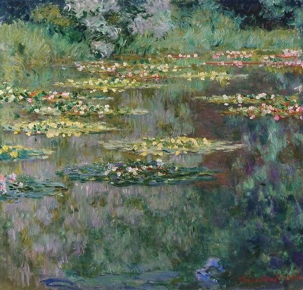 MONET: LE BASSIN, 1904. Le Bassin des Nympheas. Oil on canvas, Claude Monet, 1904