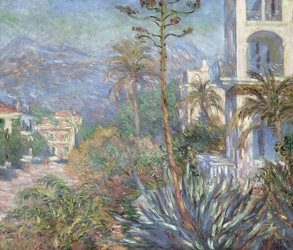MONET: VILLAS, 1884. Villas at Bordighera. Oil on canvas, Claude Monet, 1884
