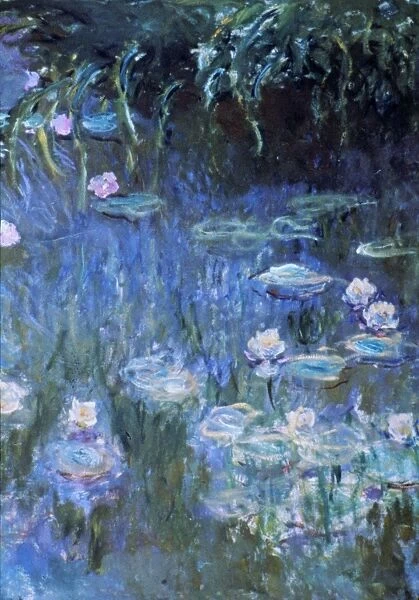 MONET: WATERLILIES. Claude Monet: Waterlilies. Oil on canvas