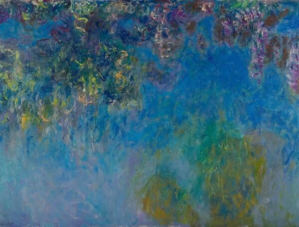 MONET: WISTERIA, C1925. Oil on canvas, Claude Monet, c1925