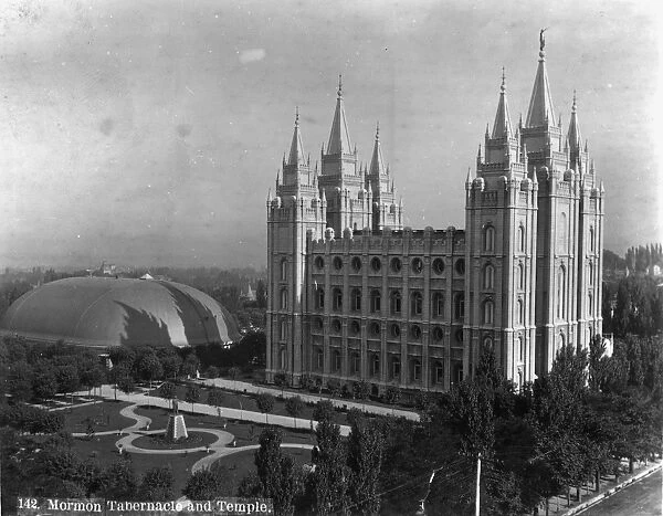 MORMON TEMPLE, c1900. Salt Lake City, Utah